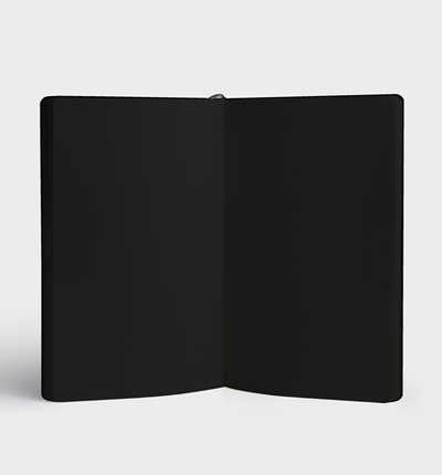 Hojas negras - cartón con gris