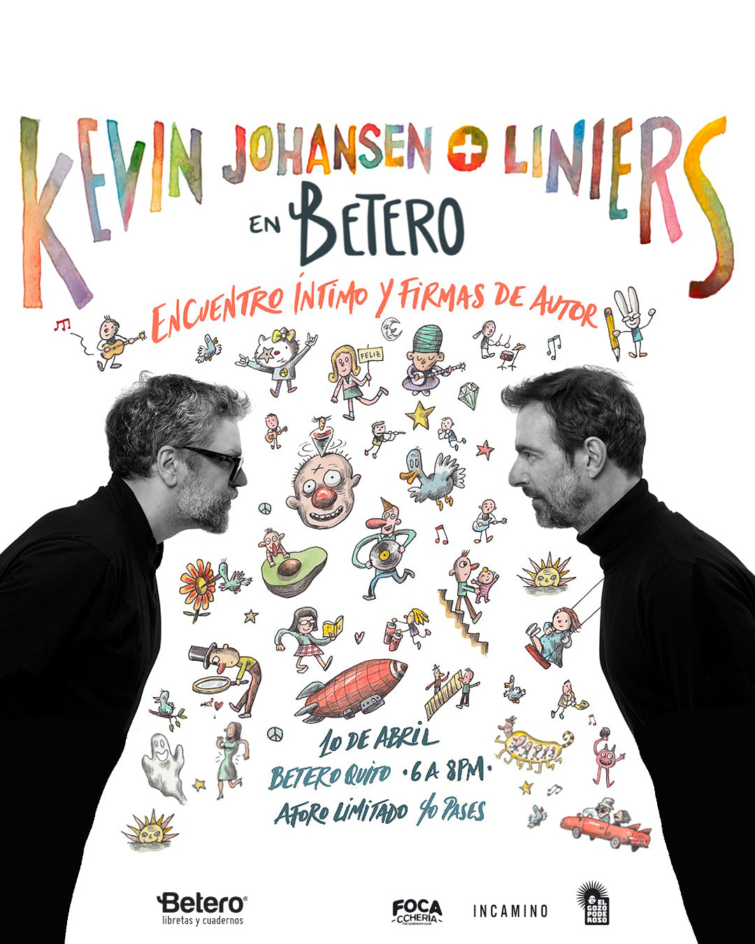 Un encuentro íntimo junto a Kevin Johansen y Liniers en Betero