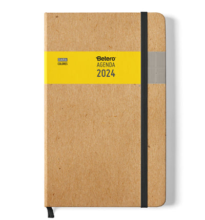 Cartón con elástico gris - Agenda 2024